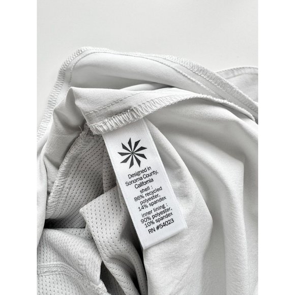 ATHLETA Stellar Fog Grey EuroLuxe Power Mesh Lined Golf Skort Shorts, Size S - Picture 14 of 16